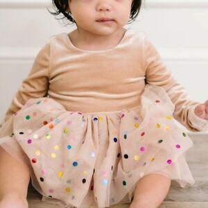 Ollie Jay Carly 2T Toddler Confetti Tutu Romper